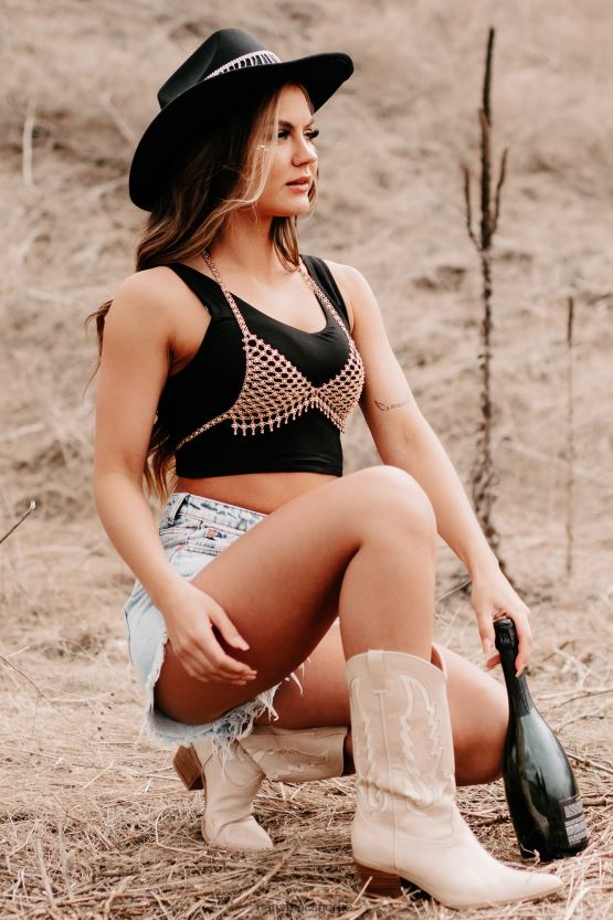 gull NanaMacs esmerelda floral kroppskjede 402NJ04065