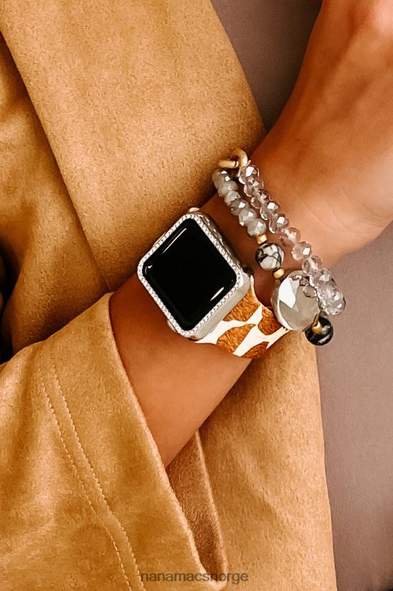 sølv NanaMacs bringe bling rhinestone apple watch saken 402NJ04572
