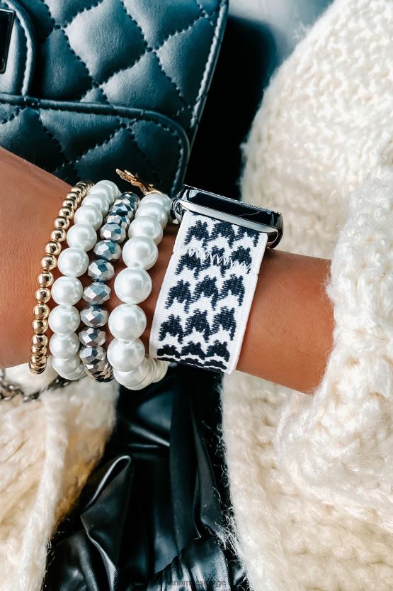 svart NanaMacs bringe bling rhinestone apple watch saken 402NJ04574