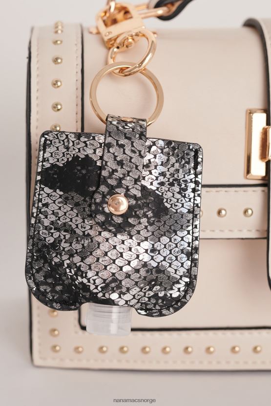 svart NanaMacs i en klype hånddesinfeksjon nøkkelring 402NJ04570