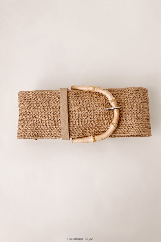 kaki NanaMacs bedre i Barbados elastisk vevd bambus spennebelte 402NJ04464