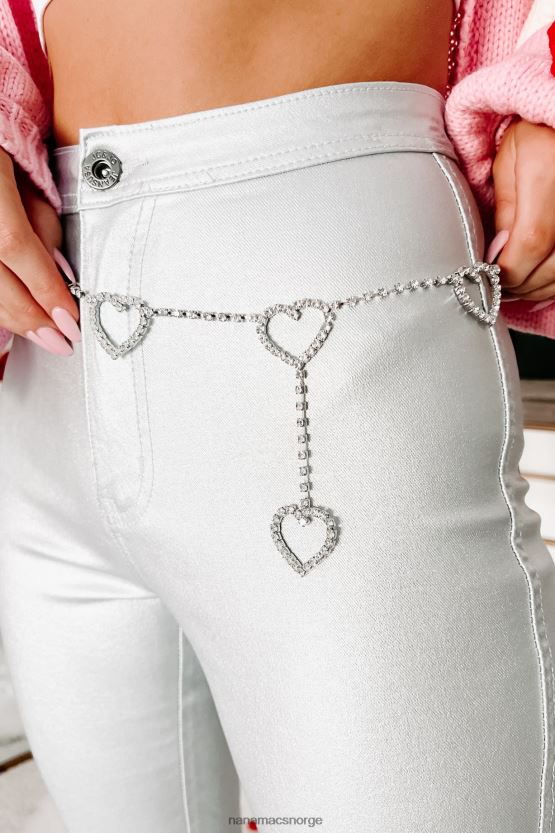 sølv NanaMacs vant hjertebeltet mitt 402NJ04456