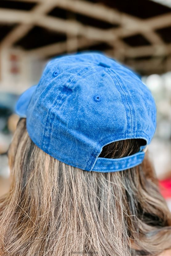 kongelig NanaMacs min broderte baseballcaps med blomster tusenfryd 402NJ04485