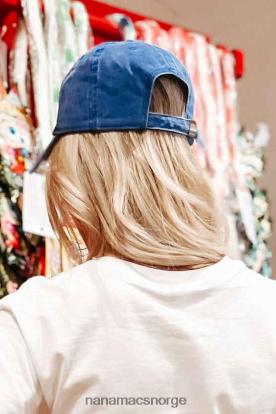 kongelig NanaMacs min broderte baseballcaps med blomster tusenfryd 402NJ04485