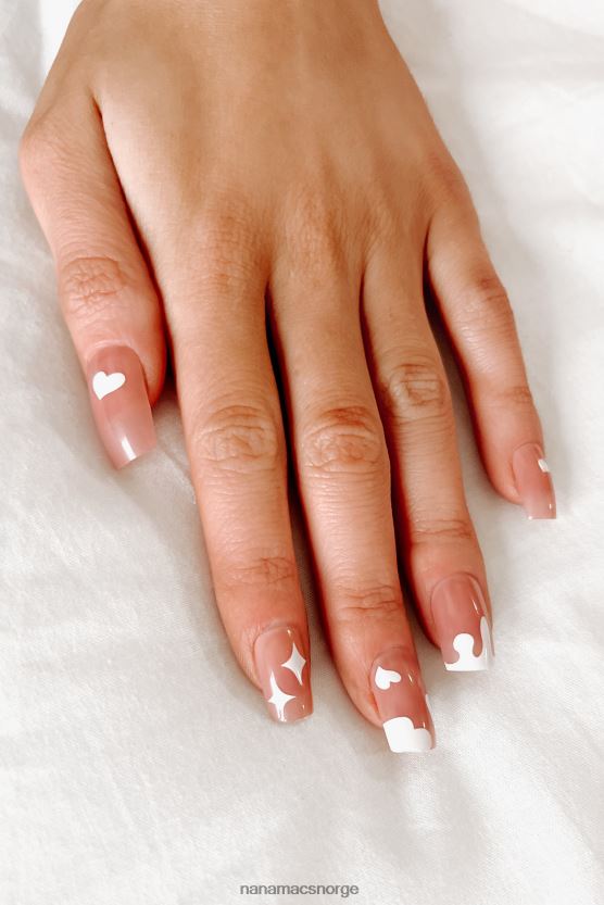 rødme NanaMacs nail flex ett minutt falske neglesett 402NJ04536