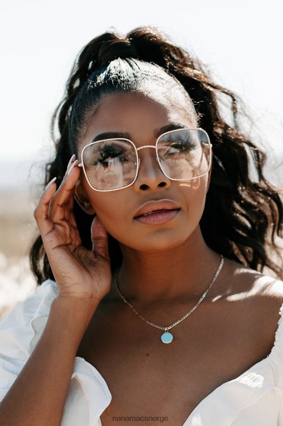 blå/rosa NanaMacs getaway glam metallinnfatning ombre solbriller 402NJ04448