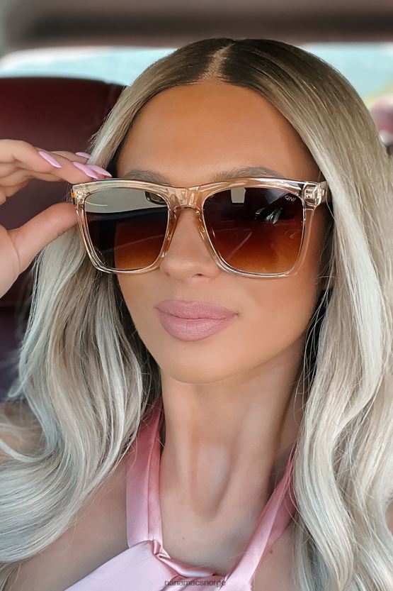 brun NanaMacs matche mine vibe transparente firkantede solbriller 402NJ03548