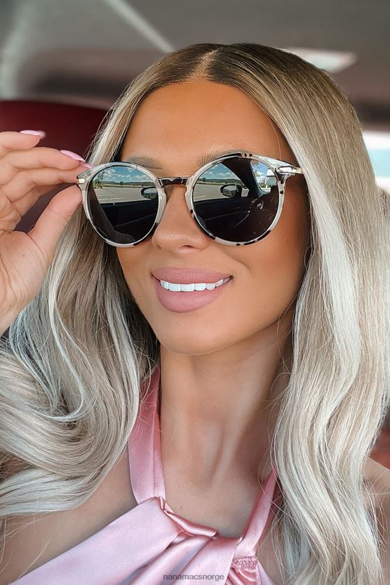 java skilpadde/svart NanaMacs ikke se nå runde skilpadde innfatning solbriller 402NJ03561