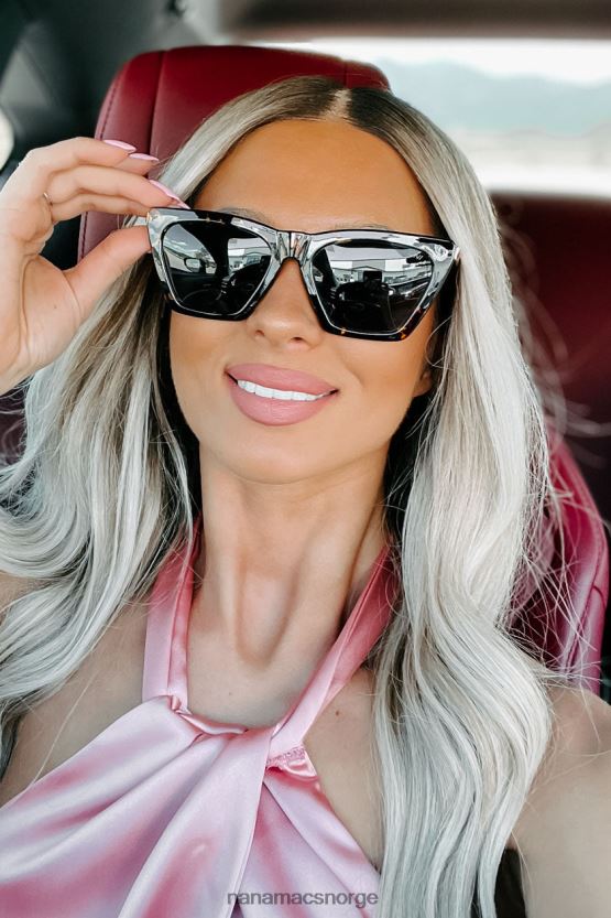 myk skilpadde/svart NanaMacs raffinert smak polariserte skilpadde kattøye solbriller 402NJ03562