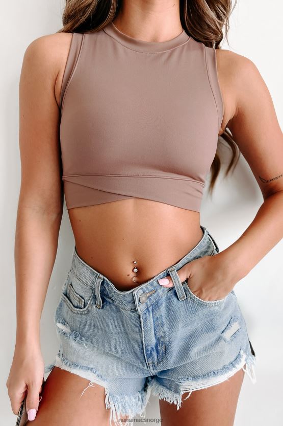 dyp taupe NanaMacs holde score cross-over aktiv topp 402NJ0506