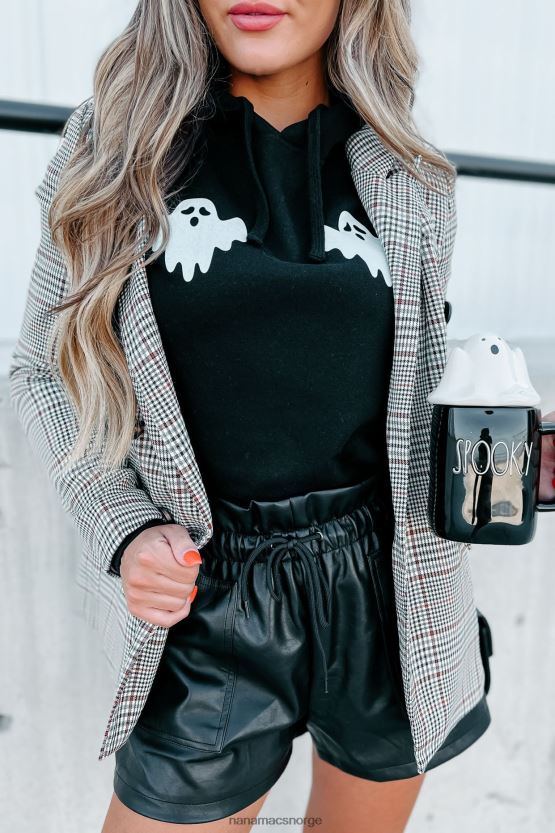 brun NanaMacs hele døgnet rutete blazer 402NJ03637