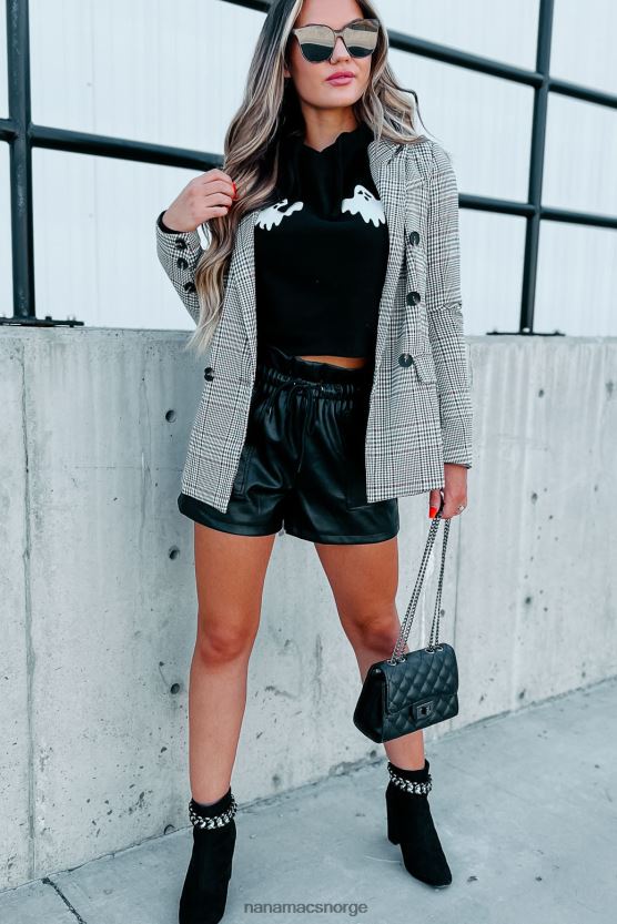 brun NanaMacs hele døgnet rutete blazer 402NJ03637