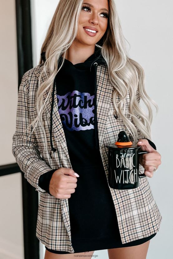 brun pledd NanaMacs chic statements rutete blazer 402NJ03636