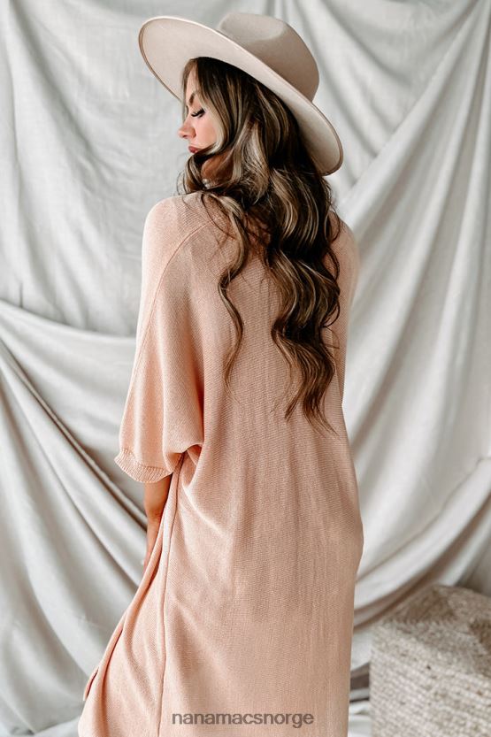 aprikos NanaMacs komme foran dolman ermet åpen cardigan foran 402NJ03749