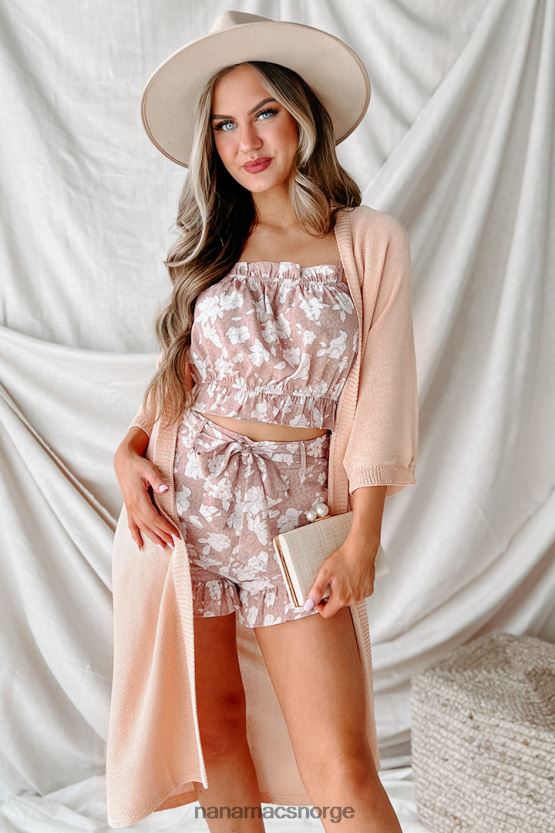 aprikos NanaMacs komme foran dolman ermet åpen cardigan foran 402NJ03749