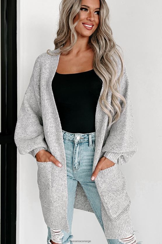 grå/mokka NanaMacs forutse dette øyeblikket åpen front cardigan 402NJ03733