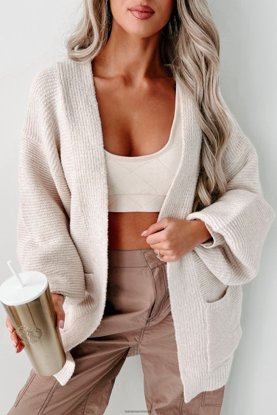 sand NanaMacs forutse dette øyeblikket åpen front cardigan 402NJ03726