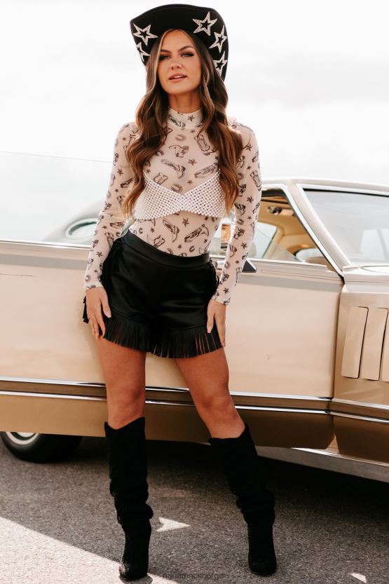 krem NanaMacs flørte med chicness beaded crop top 402NJ0140