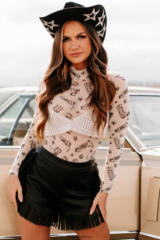 krem NanaMacs flørte med chicness beaded crop top 402NJ0140