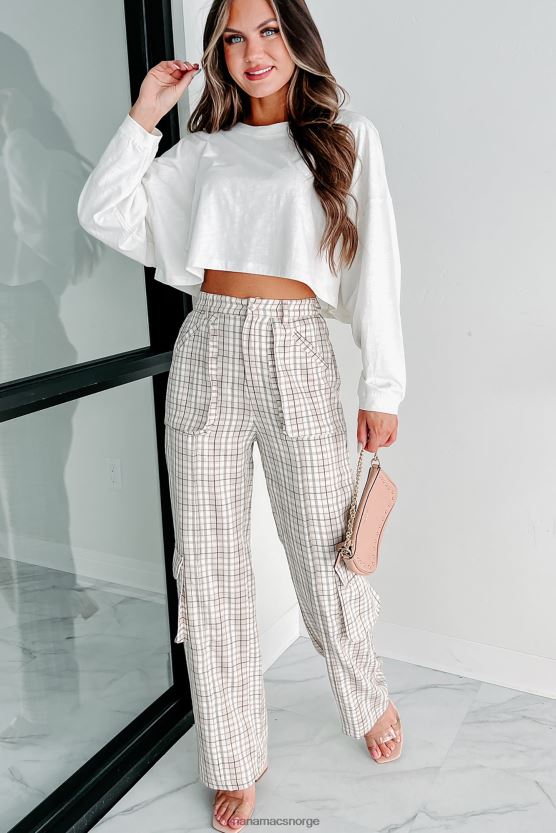 marshmallow NanaMacs oversized langermet crop topp 402NJ0611