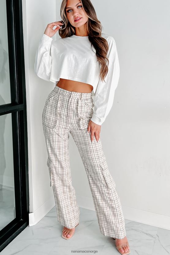 marshmallow NanaMacs oversized langermet crop topp 402NJ0611