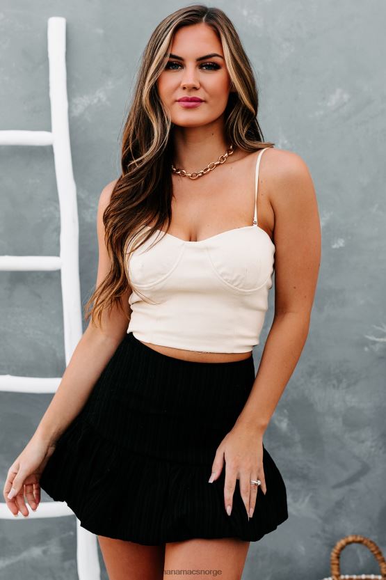 naken NanaMacs wow øyeblikk bh-fri kablet crop top 402NJ0282