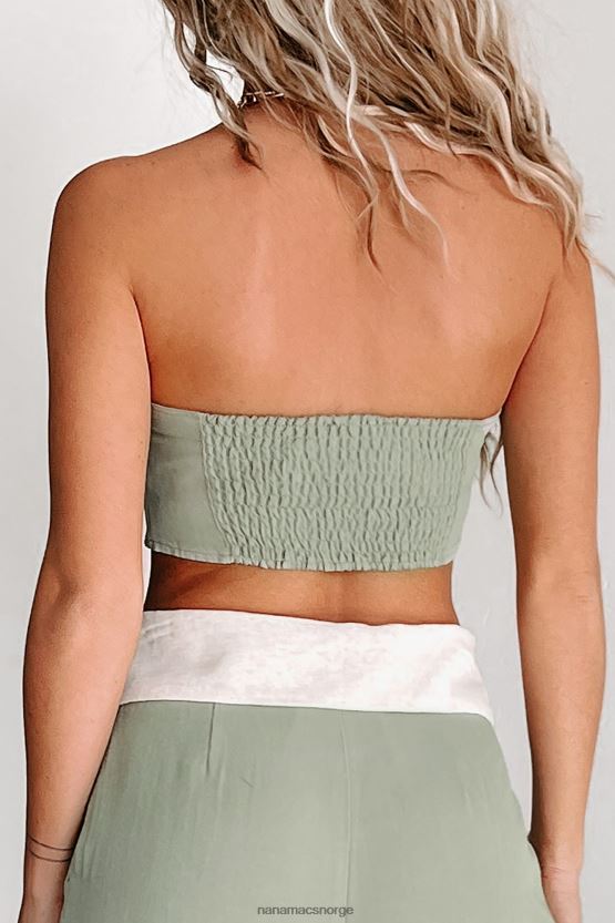 salvie NanaMacs holde følelsene mine tett snøre opp crop top 402NJ01202