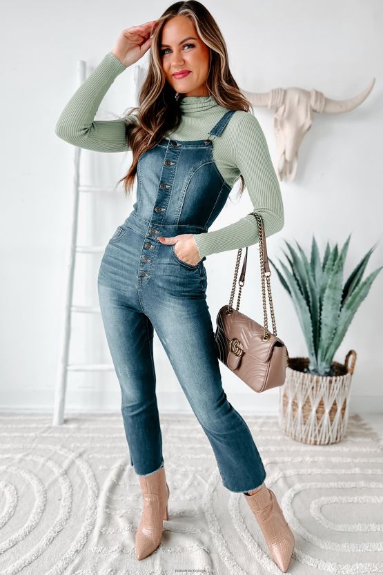 salvie NanaMacs jayce ribbet turtleneck crop topp 402NJ0753