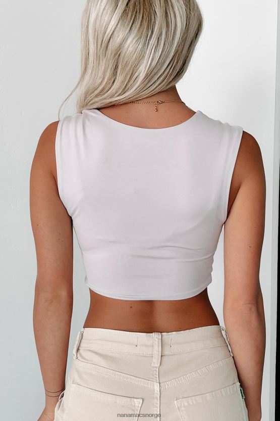 stein NanaMacs countrylivin' crop-topp med vri foran 402NJ0521