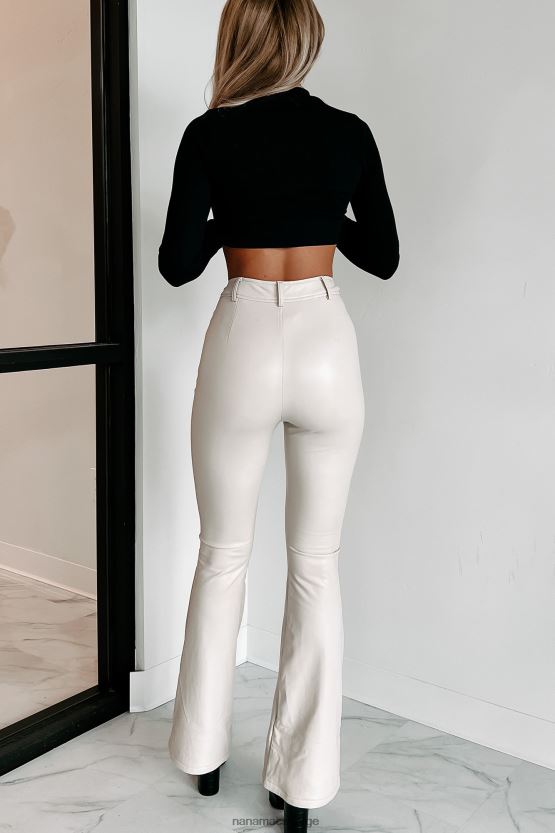 svart NanaMacs alltid i trøbbel langermet crop top 402NJ0206