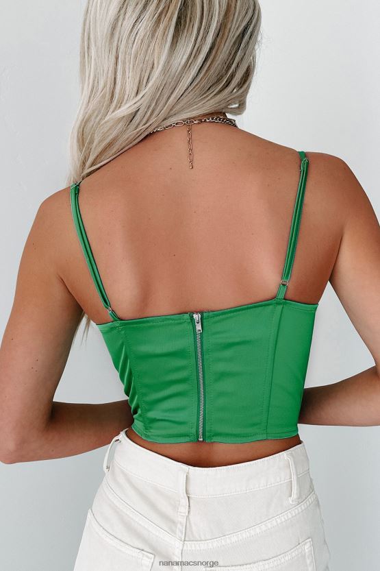 grønn NanaMacs driver bort fra den polstrede korsettoverdelen 402NJ063