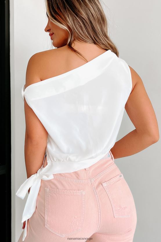 off white NanaMacs utenfor din kontroll asymmetrisk knapp detalj topp 402NJ02