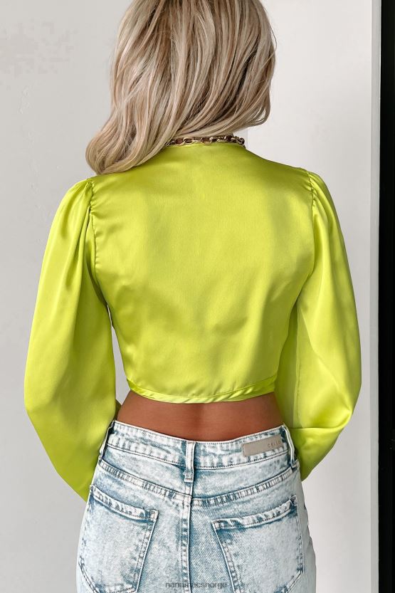 sitron NanaMacs fikk meg i knuter sateng wrap topp 402NJ078