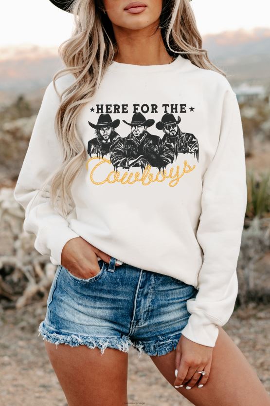 bein NanaMacs her for cowboyens tungvekts grafiske crewneck 402NJ01050