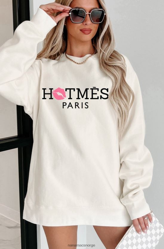 bein NanaMacs hotmes paris tungvekt parodi grafisk crewneck 402NJ01046