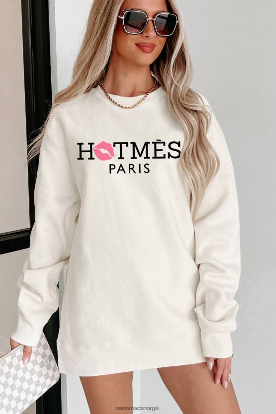 bein NanaMacs hotmes paris tungvekt parodi grafisk crewneck 402NJ01046