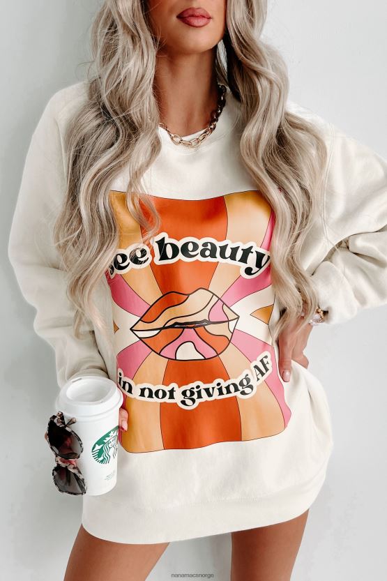 bein NanaMacs ser skjønnhet tungvekt grafisk crewneck 402NJ01048