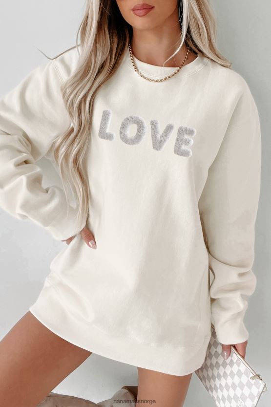 bein NanaMacs uklare følelser av kjærlighet tungvekts grafisk rund hals 402NJ01039