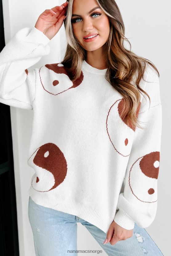 elfenben multi NanaMacs maktbalanse yin yang genser 402NJ01723