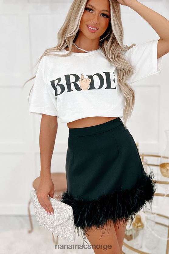 hvit NanaMacs vis meg ringgrafikken - flere skjortealternativer 402NJ01036