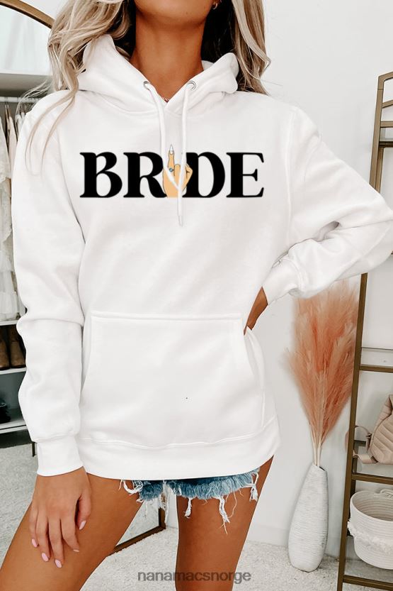 hvit NanaMacs vis meg ringgrafikken - flere skjortealternativer 402NJ01036