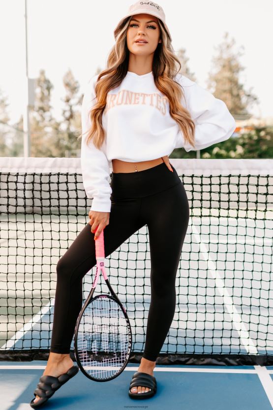 hvit/taupe NanaMacs brunetter grafikk - flere skjorte alternativer 402NJ01000