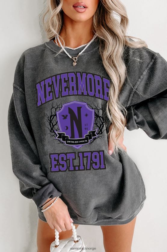 kull NanaMacs unitas est invicta grafisk crewneck med ledning 402NJ0905