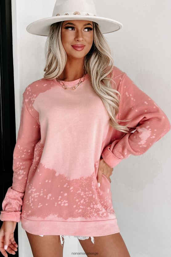 rose NanaMacs bleket genser med rund hals 402NJ0824