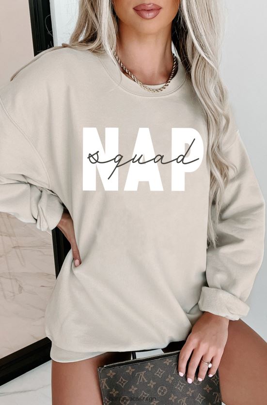 sand NanaMacs nap squad grafisk crewneck 402NJ01018