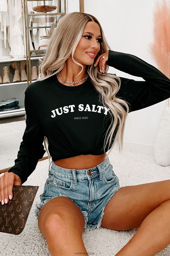 svart NanaMacs bare salt grafikk flere skjorte alternativer 402NJ01057