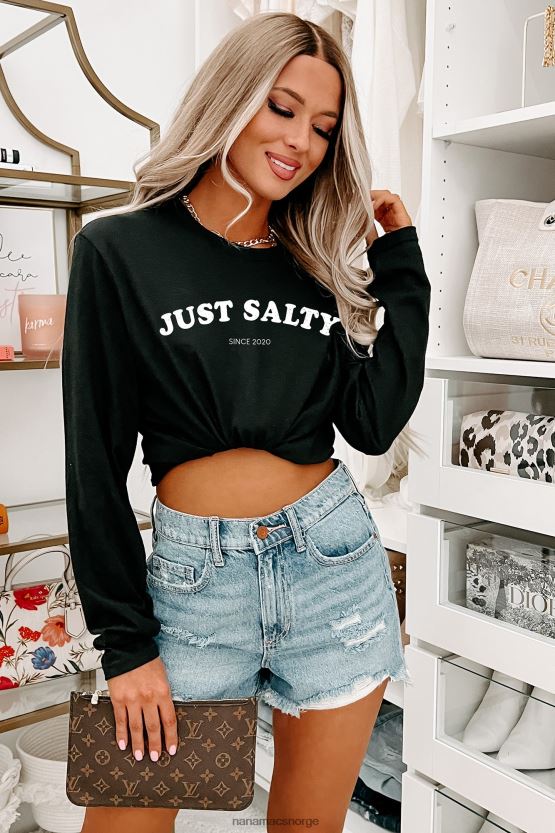 svart NanaMacs bare salt grafikk flere skjorte alternativer 402NJ01057