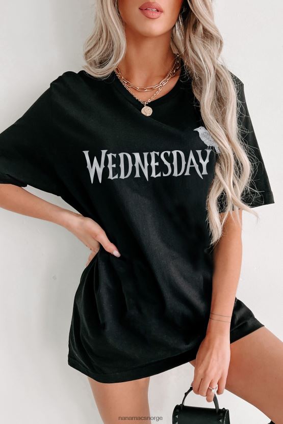 svart NanaMacs sterkt undervurdert dobbeltsidige grafiske alternativer for flere skjorter 402NJ01032