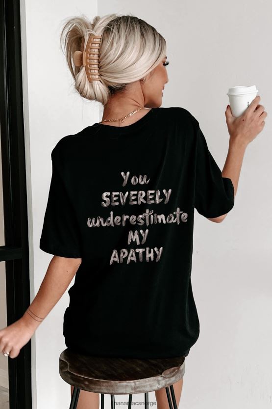 svart NanaMacs sterkt undervurdert dobbeltsidige grafiske alternativer for flere skjorter 402NJ01032