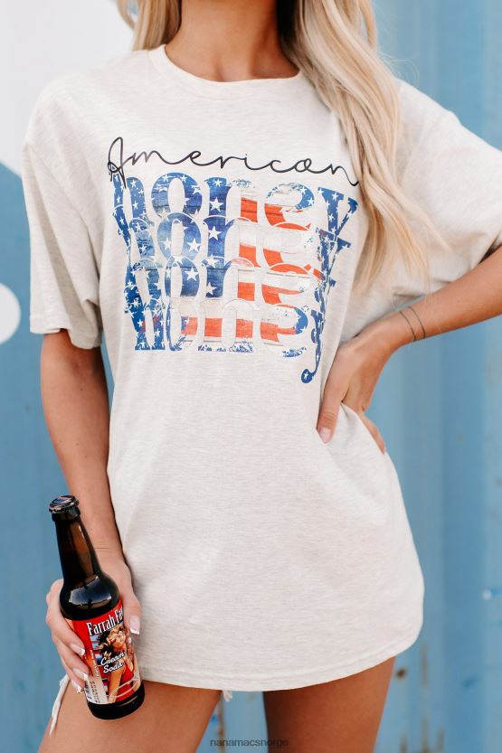 lynghavregryn NanaMacs søt amerikansk honning grafisk t-skjorte 402NJ0791